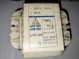 előtét 250W/ANF-250,AMF-250 higanygőz,fémhalogén izzókhoz