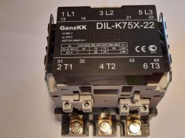 DIL-K75X-22 mágneskapcsoló segédérintkezőkkel,220-230VAC 50Hz  75kW      / LS/