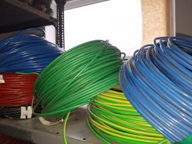 MCU /HO5V-U/ 1*10mm2 KÉK,PIROS,,SÁRGA,SZÜRKE,Z/S,ZÖLD