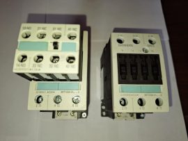 3RT1034-1A..0  segédérintkezővel 230V 50/60Hz AC  AC-3-15kW,  3RT1035-1A..0   24V 50/60Hz  AC-3-18,5kW
